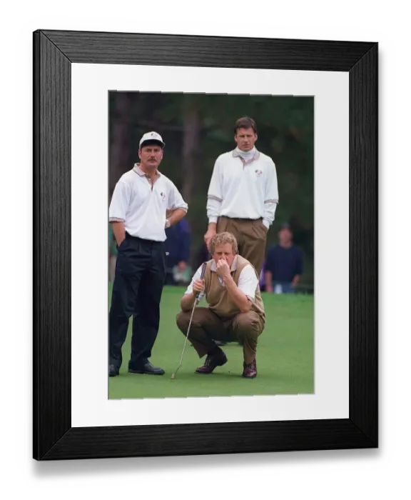 Framed Print : Colin Montgomery & Nick Faldo