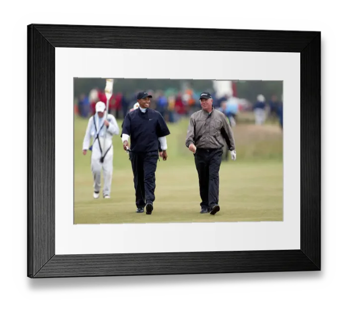 Framed Print : Tiger Woods & Mark O Meara Framed Print : Tiger Woods & Mark O Meara