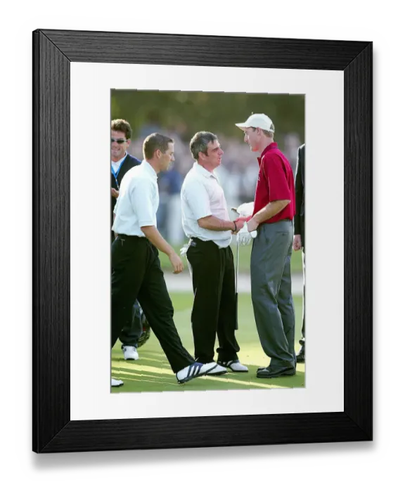 Framed Print : Paul Mcginley & Jim Furyk Framed Print : Paul Mcginley & Jim Furyk