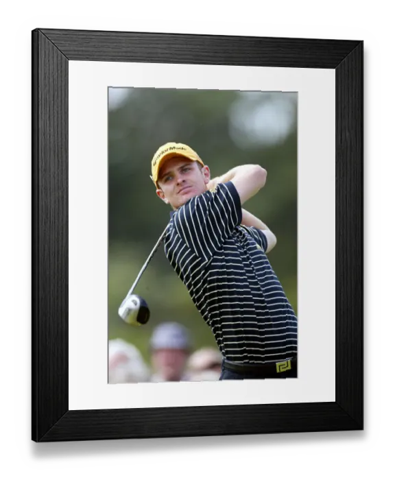 Framed Print : Justin Rose