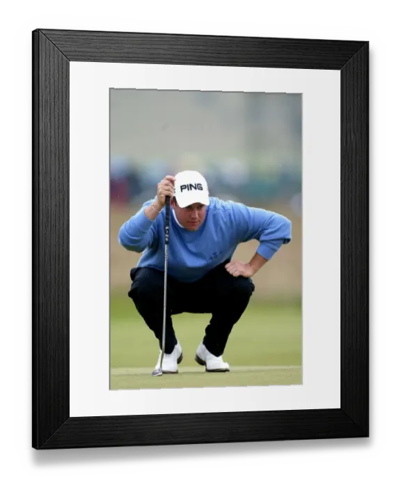 Framed Print : Lee Westwood Framed Print : Lee Westwood