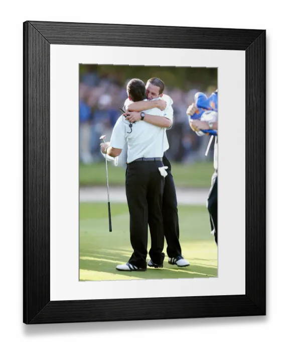 Framed Print : Paul Mcginley & Sergio Garcia Framed Print : Paul Mcginley & Sergio Garcia