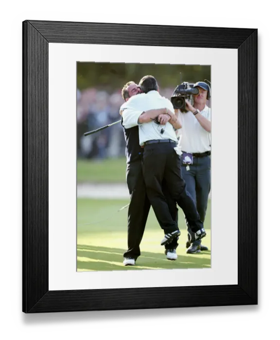 Framed Print : Paul Mcginley & Sam Torrance Framed Print : Paul Mcginley & Sam Torrance