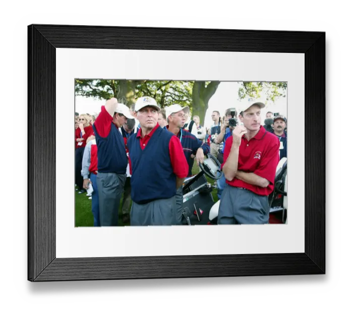 Framed Print : Scott Hoch & Jim Furyk