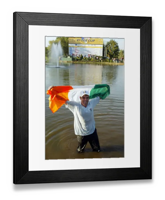 Framed Print : Paul Mcginley In The Lake Framed Print : Paul Mcginley In The Lake