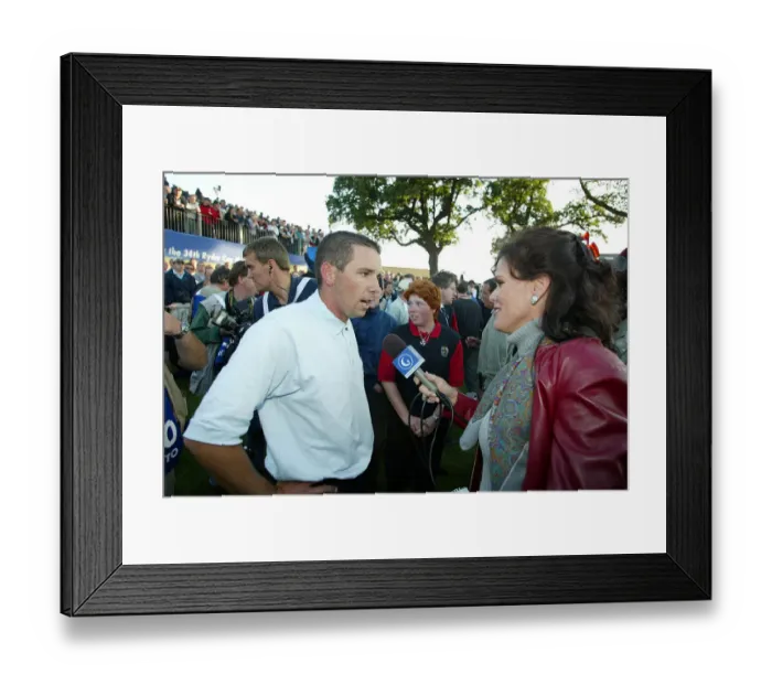 Framed Print : Sergio Garcia Interview