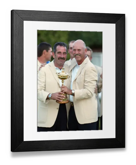 Framed Print : Sam Torrance & Mark James