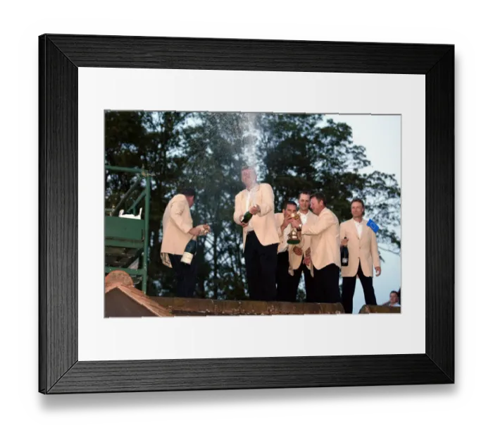 Framed Print : European Champagne Celebration