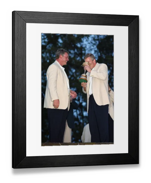 Framed Print : Montgomerie & Darren Clarke Framed Print : Montgomerie & Darren Clarke