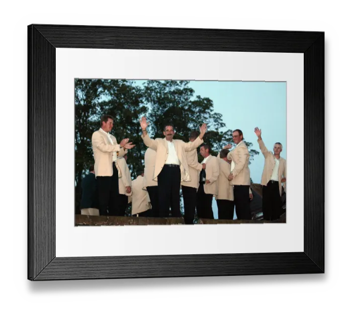 Framed Print : European Champagne Celebration