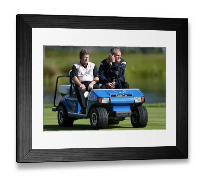 Framed Print : Ian Woosnam & David J Russell