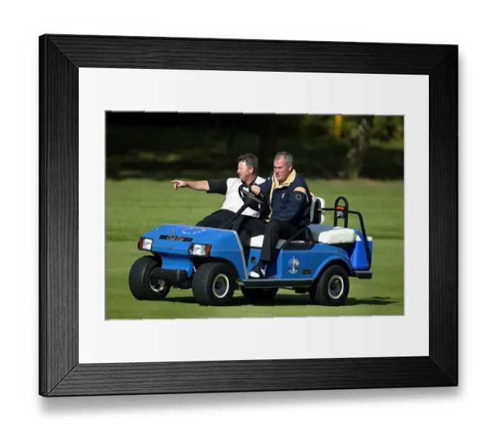 Framed Print : Ian Woosnam & David J Russell Framed Print : Ian Woosnam & David J Russell