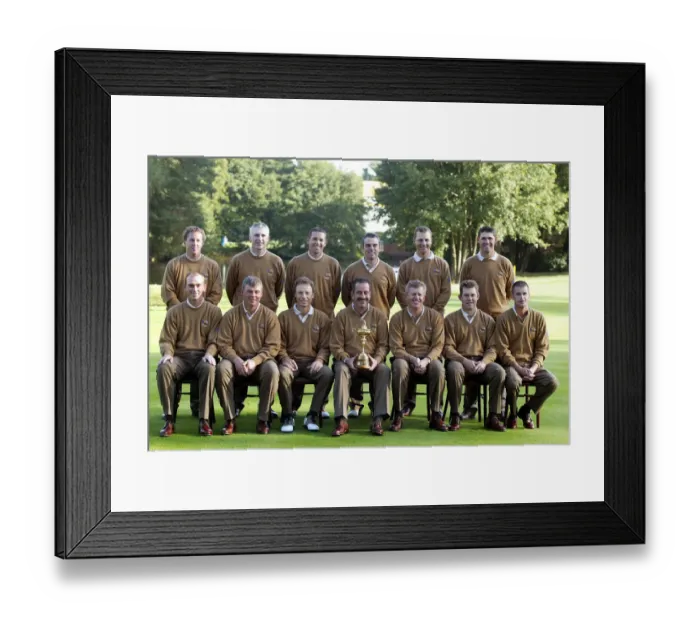 Framed Print : European Ryder Cup Team Framed Print : European Ryder Cup Team