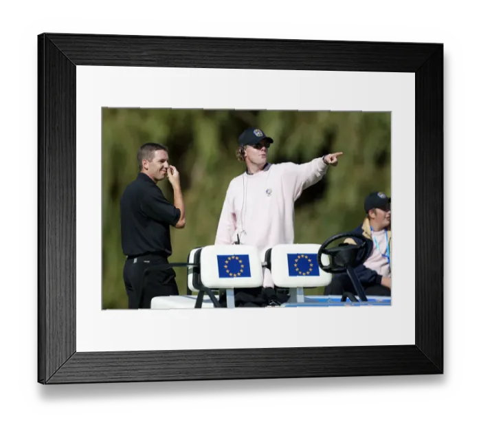 Framed Print : Joakim Haeggman, Sergio Garcia Framed Print : Joakim Haeggman, Sergio Garcia