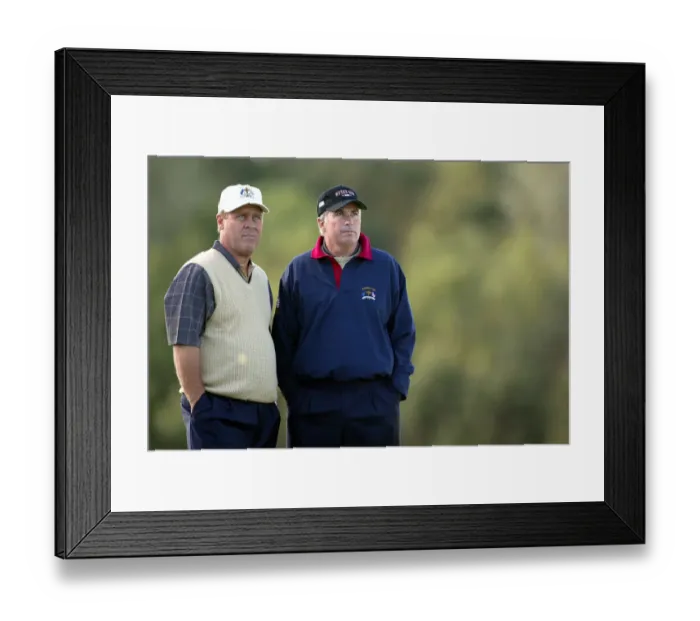 Framed Print : Hal Sutton & Curtis Strange Framed Print : Hal Sutton & Curtis Strange