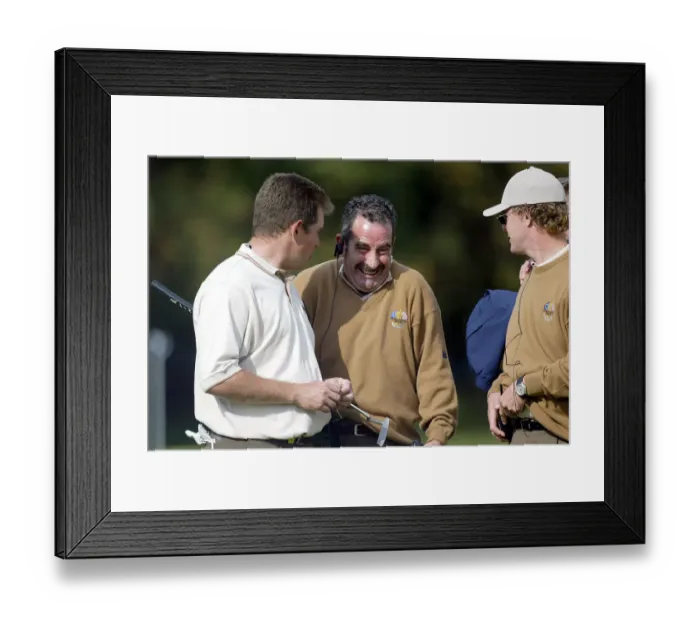 Framed Print : Lee Westwood & Sam Torrance Framed Print : Lee Westwood & Sam Torrance