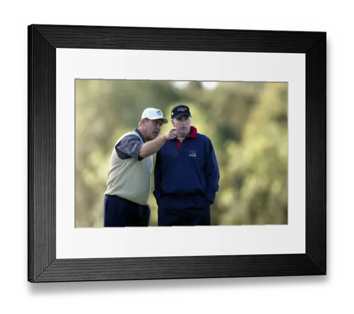 Framed Print : Hal Sutton & Curtis Strange Framed Print : Hal Sutton & Curtis Strange