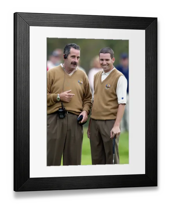 Framed Print : Sam Torrance & Sergio Garcia Framed Print : Sam Torrance & Sergio Garcia