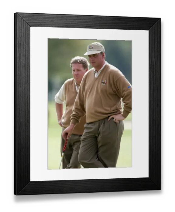 Framed Print : Darren Clarke & Pierre Fulke Framed Print : Darren Clarke & Pierre Fulke