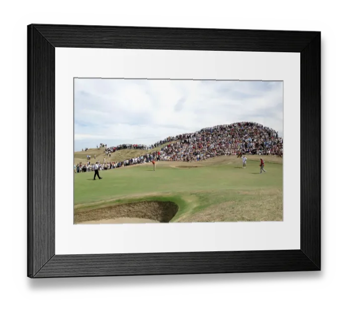 Framed Print : 6th Green The Open, Royal St.Georges The Open Championship Royal St Framed Print : 6th Green The Open, Royal St.Georges The Open Championship Royal St