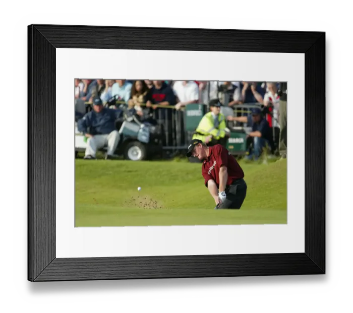 Framed Print : Ernie Els South Africa British Open, Muirfeild British Open 2002