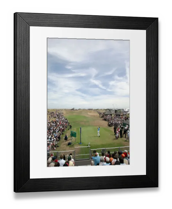 Framed Print : 1st Tee The Open, Royal St.Georges The Open Championship Royal St Framed Print : 1st Tee The Open, Royal St.Georges The Open Championship Royal St