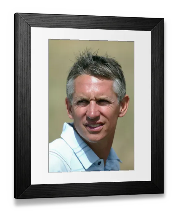 Framed Print : Gary Lineker Framed Print : Gary Lineker