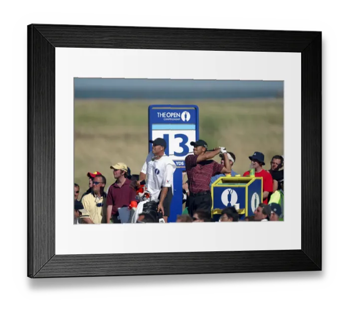 Framed Print : Tiger Woods Tees Off Framed Print : Tiger Woods Tees Off