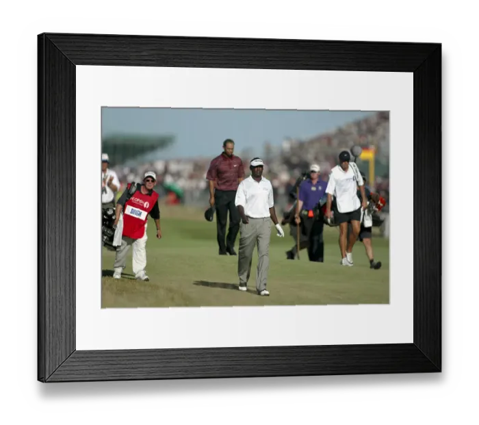 Framed Print : Vijay Singh & Tiger Woods Framed Print : Vijay Singh & Tiger Woods