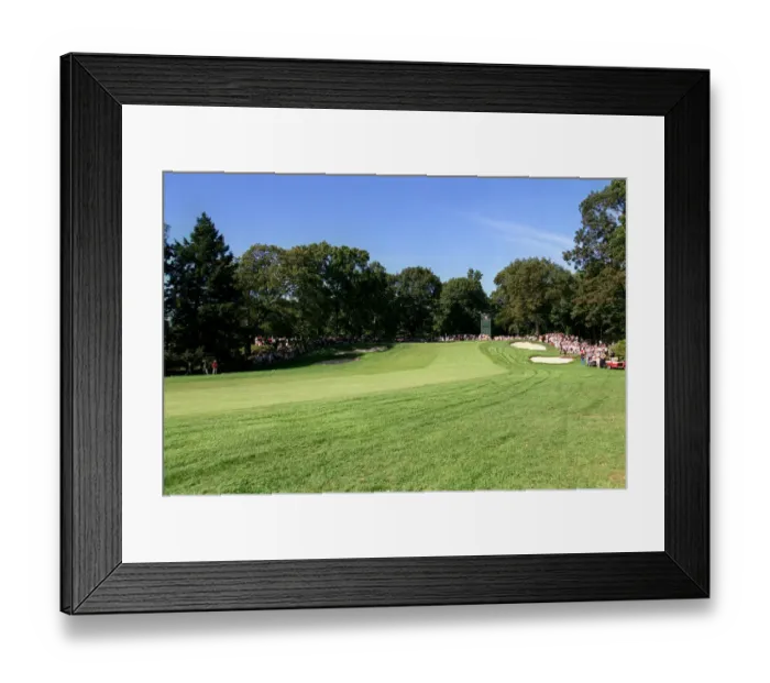 Framed Print : 14th Green, Brookline Cc Framed Print : 14th Green, Brookline Cc