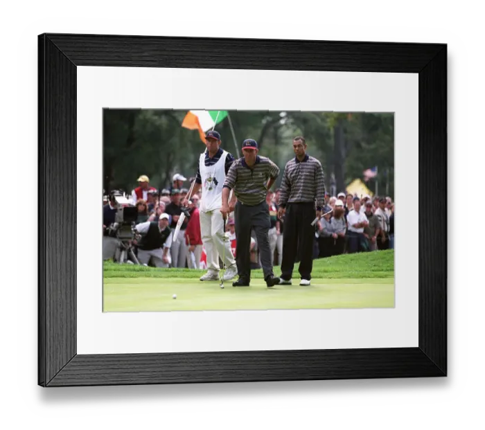 Framed Print : Steve Pate & Tiger Woods