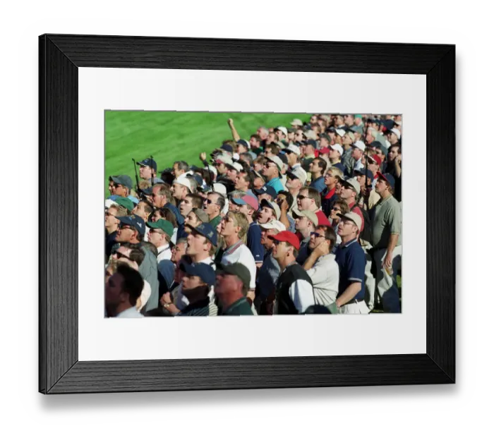 Framed Print : Crowd Watch Ball In Flight Framed Print : Crowd Watch Ball In Flight