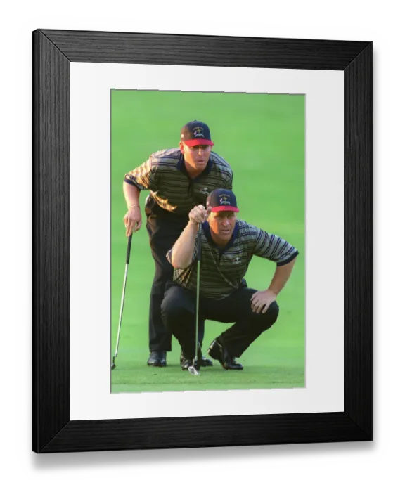 Framed Print : Hal Sutton & Justin Leonard Framed Print : Hal Sutton & Justin Leonard