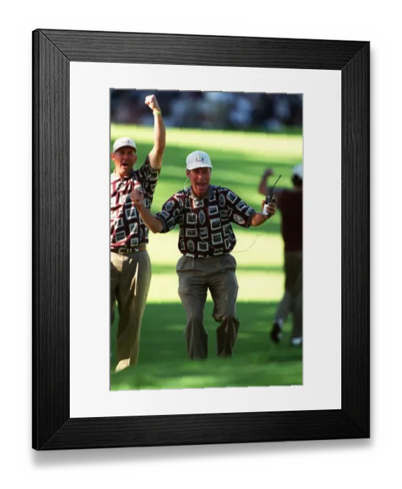 Framed Print : Ben Crenshaw Celebrates Framed Print : Ben Crenshaw Celebrates