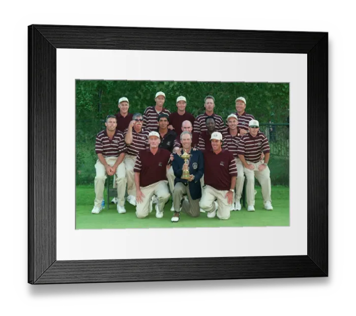 Framed Print : Ben Crenshaw & Caddies Framed Print : Ben Crenshaw & Caddies