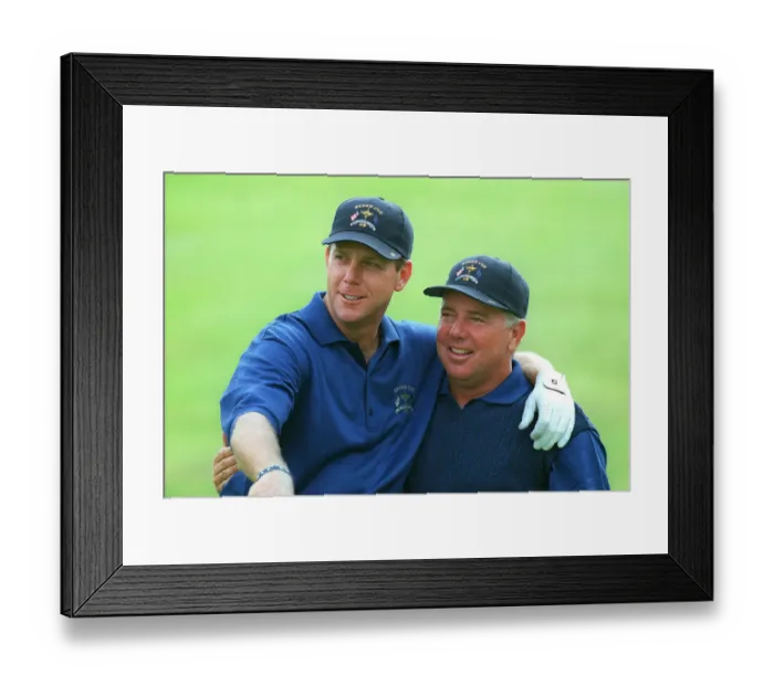 Framed Print : Payne Stewart & Mark O Meara Framed Print : Payne Stewart & Mark O Meara