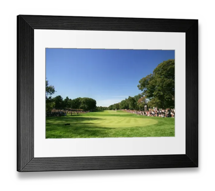 Framed Print : 8th Green, Brookline Cc Framed Print : 8th Green, Brookline Cc