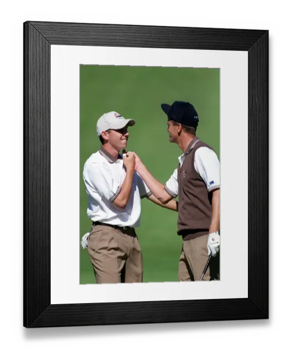 Framed Print : Jesper Parnevik, Sergio Garcia Framed Print : Jesper Parnevik, Sergio Garcia