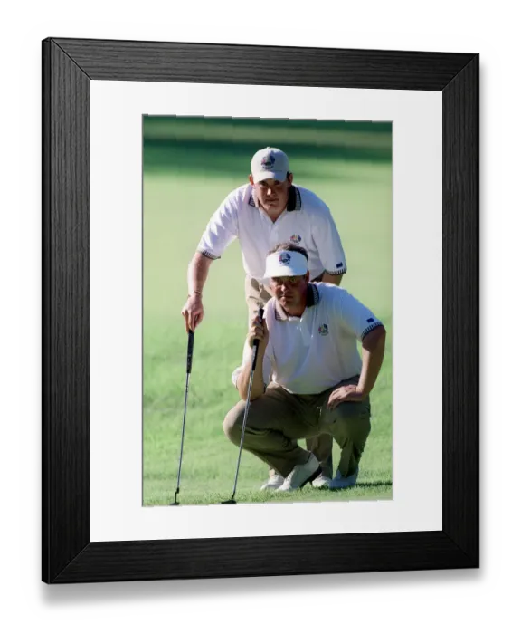 Framed Print : Lee Westwood & Darren Clarke Framed Print : Lee Westwood & Darren Clarke