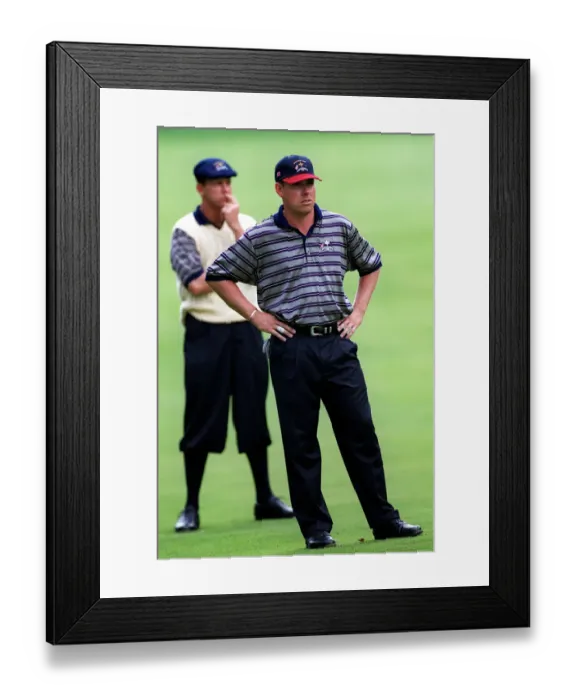 Framed Print : Justin Leonard & Payne Stewart Framed Print : Justin Leonard & Payne Stewart