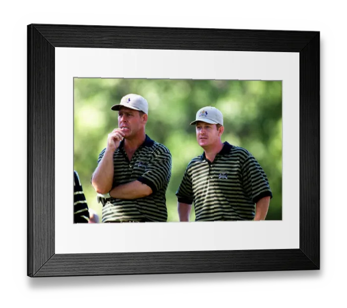 Framed Print : Hal Sutton & Jeff Maggert
