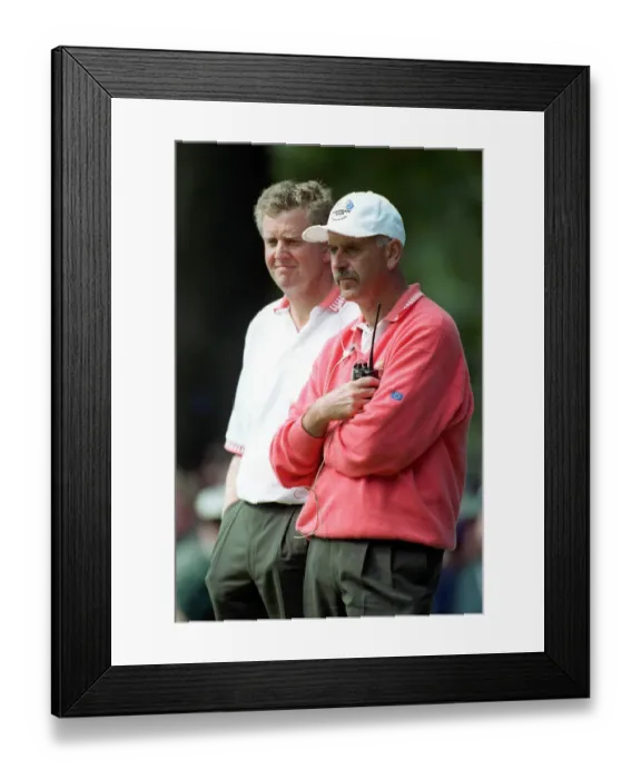 Framed Print : Mark James & Colin Montgomerie Framed Print : Mark James & Colin Montgomerie