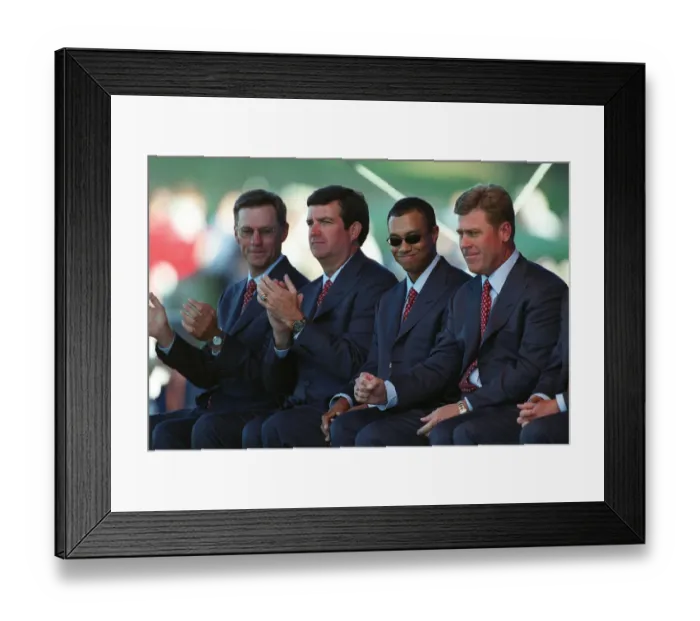 Framed Print : Tiger Woods & Hal Sutton Framed Print : Tiger Woods & Hal Sutton
