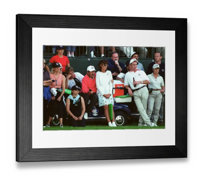 Framed Print : Sam Torrance & European Wives Framed Print : Sam Torrance & European Wives