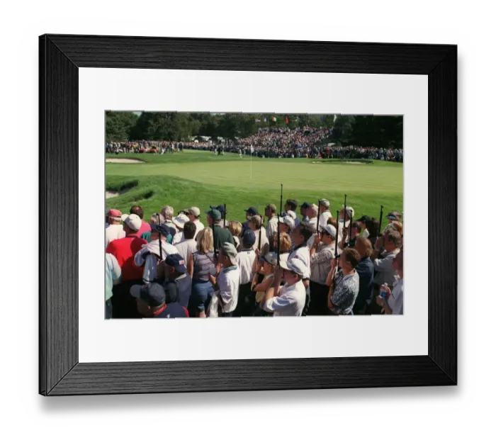 Framed Print : Ryder Cup Spectators Framed Print : Ryder Cup Spectators