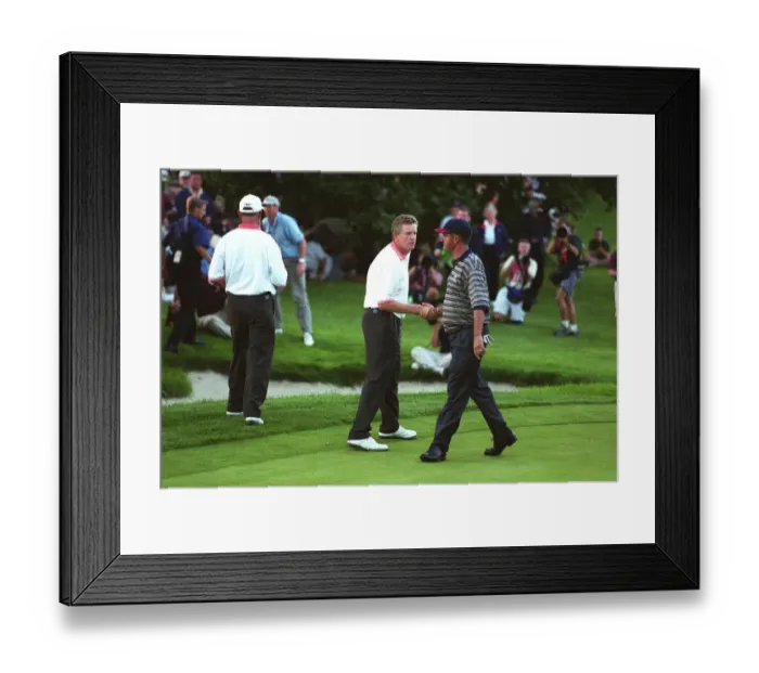 Framed Print : Colin Montgomerie & Steve Pate Framed Print : Colin Montgomerie & Steve Pate