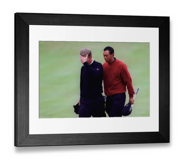 Framed Print : David Duval & Tiger Woods Framed Print : David Duval & Tiger Woods