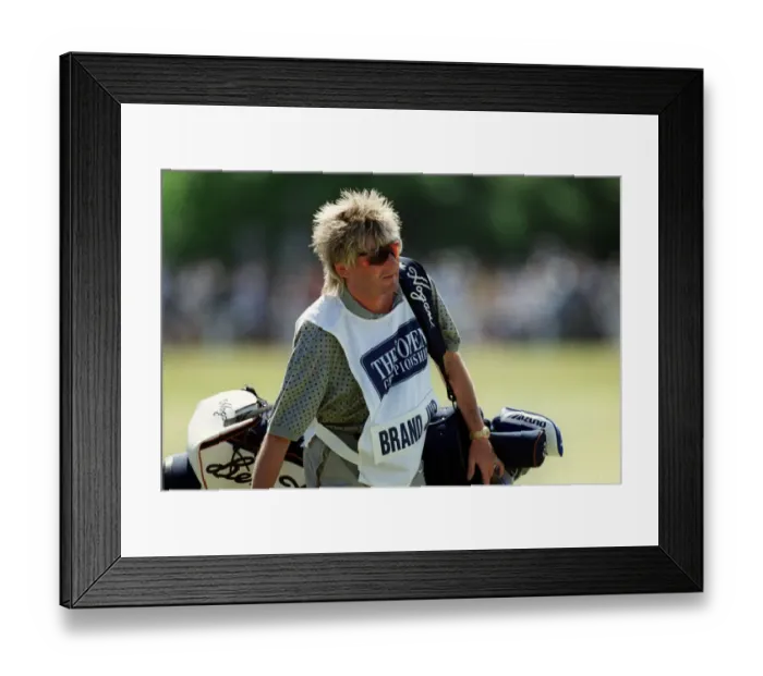 Framed Print : Gordon Brand Jnrs Caddy Framed Print : Gordon Brand Jnrs Caddy