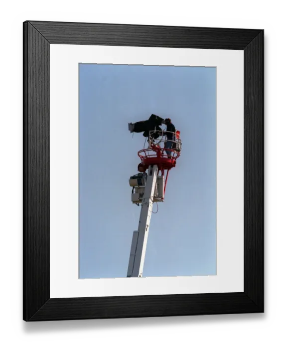 Framed Print : Tv Cameraman, Open Championship Framed Print : Tv Cameraman, Open Championship