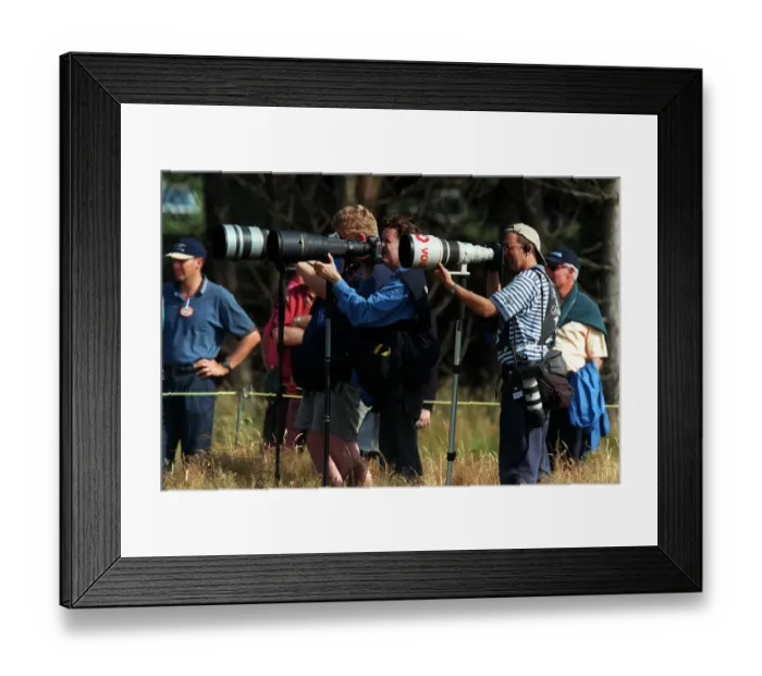 Framed Print : Photographers At British Open Framed Print : Photographers At British Open